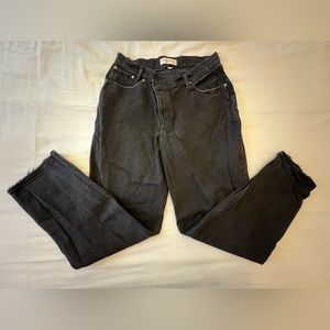 Abercrombie Curve Love Asymmetrical Jeans